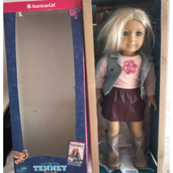 American Girl Doll with Blonde Hair and Pink Top - Picture 6 of 9